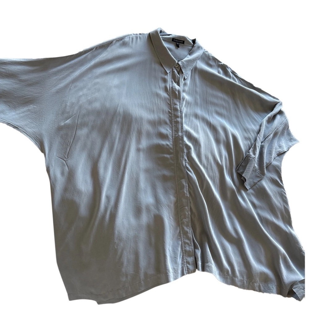 Eileen Fisher 100% silk shirt
